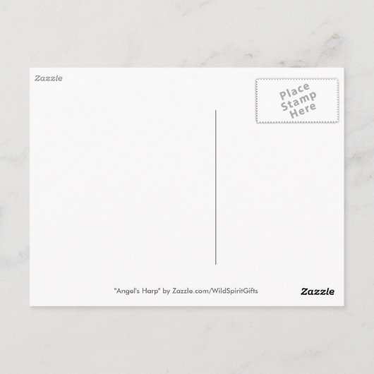 S.O.S. RED ONZE HARP SEALS Briefkaarten (Achterkant)