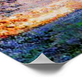 's Ochtends antiben 1888 Poster (Hoek)