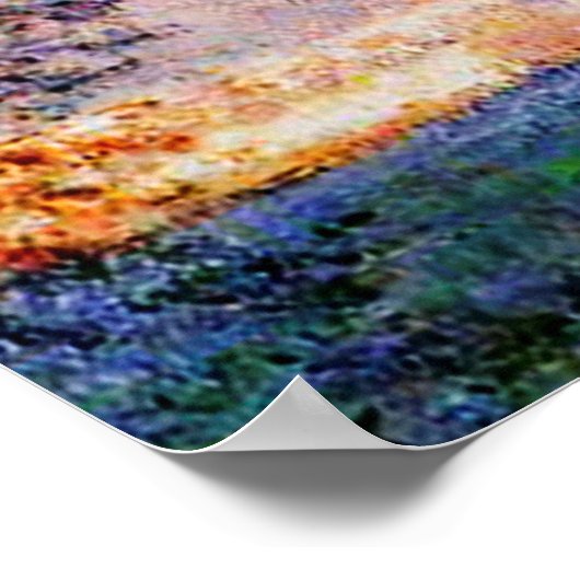 's Ochtends antiben 1888 Poster (Hoek)