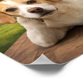 "'s Ochtends maak ik Wafels!" Poster (Hoek)