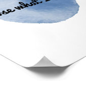 ' s ochtends positieve verklaringen voor hard werk poster (Hoek)