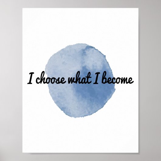 ' s ochtends positieve verklaringen voor hard werk poster (Voorkant)