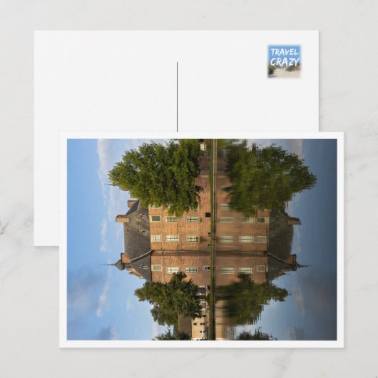 's Ochtends vroeg, kasteel Cannenburg, Nederland Briefkaart (Voorkant / Achterkant)