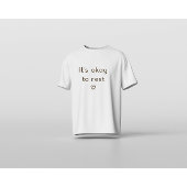 ’s Okay to Rest – Minimal Mental Health Affirmatio T-shirt