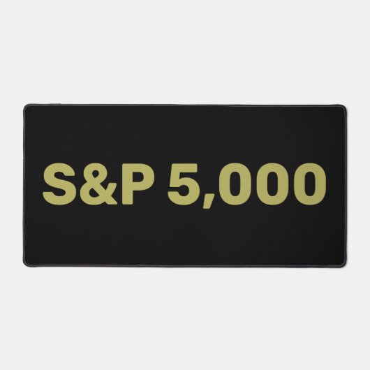 S&P 5.000 Level Stock Market Index Celebration Bureaumat (Voorkant)