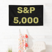S&P 5.000 Level Stock Market Index Celebration Spandoek (Insitu)