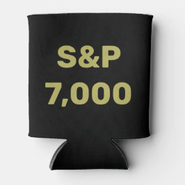 S&P 7.000 Level Stock Market Index Celebration Blikjeskoeler
