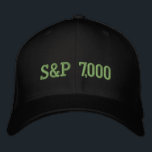 S&P 7.000 Level Stock Market Index Celebration Geborduurde Pet<br><div class="desc">De Standard and Poor's 500 of S&P 500 aandelenindex volgt de prestaties van 500 grote bedrijven die genoteerd zijn aan de Amerikaanse beurzen. Net als de DOW- of NASDAQ-indexen wordt deze indicator nauwlettend gevolgd door zakelijke media en door professionele en detailhandelaren. Het bereiken van het niveau 7.000 zal op de...</div>