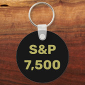 S&P 7.500 Level Aandelenmarktindex Feest Sleutelhanger (Achterkant)
