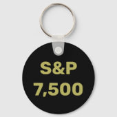 S&P 7.500 Level Aandelenmarktindex Feest Sleutelhanger (Achterkant)