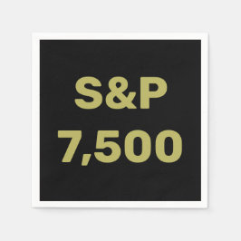 S&P 7,500 Level Stock Market Index Celebration Servet
