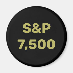 S&P 7.500 Niveau Aandelenmarktindex Feest Magneet