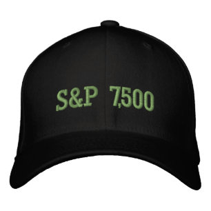 S&P 7.500 Niveau Aandelenmarktindex Viering Geborduurde Pet