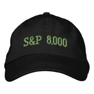 S&P 8.000 Niveau Aandelenmarktindex Feestviering Geborduurde Pet