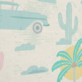S -Palm Springs Pastel Design – Cars & Palms Behang (Zoom)