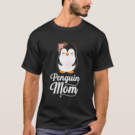 'S Penguin Mom Gentoo Penguin Mama T-shirt (Voorkant)