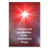 S Persei Kaart (Achterkant)