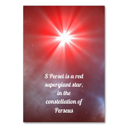 S Persei Kaart (Achterkant)