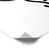 S-poo-ky Funny Ghost Poop Pun Poster (Hoek)