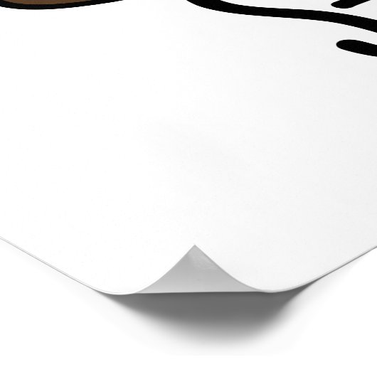 S-poo-ky Funny Ghost Poop Pun Poster (Hoek)