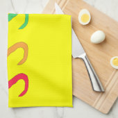 S regenbooghanddoeken theedoek (Quarter Fold)