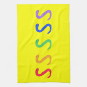 S regenbooghanddoeken theedoek (Verticaal)
