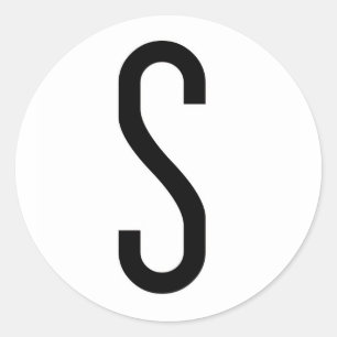 S RONDE STICKER