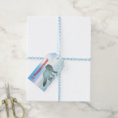 S Rozhdestvom - Arctic Fox Cadeaulabel (Met Touw)