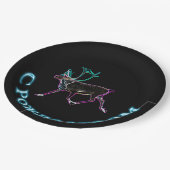 S Rozhdestvom - Electric Cariou Papieren Bordje (Gekanteld)