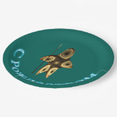 S Rozhdestvom - Fractal Inuit Hunter Papieren Bordje (Gekanteld)