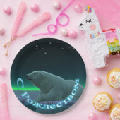 S Rozhdestvom - Ice Edge Polar Beer Papieren Bordje (Feest)