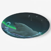 S Rozhdestvom - Ice Edge Polar Beer Papieren Bordje (Gekanteld)