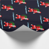 S Rozhdestvom - Santa Claus Cadeaupapier (Hoek)