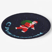 S Rozhdestvom - Santa Claus Papieren Bordje (Gekanteld)