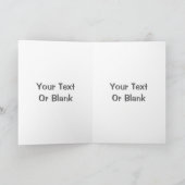 S Rozhdestvom - Stekelvarken in een dennenboom Feestdagen Kaart (Binnen)