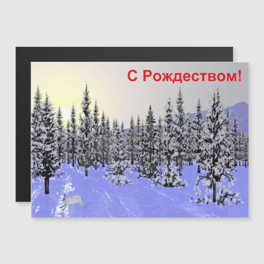 S Rozhdestvom - Winterzonnewende (Voorkant / Achterkant)