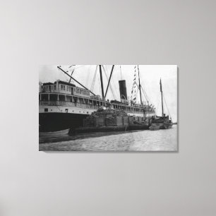 S.S. Alameda op Anchorage, Alaska Photography Canvas Afdruk
