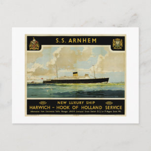 S.S. Arnhem - Luxury Liner - Holland Briefkaart
