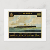 S.S. Arnhem - Luxury Liner - Holland Briefkaart (Voorkant)
