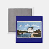 S.S. Assiniboia op Sault Ste. Marie, Ontario, CA Magneet (Voorkant / Achterkant)