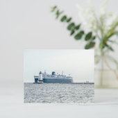 S.S. Badger Emerging From the Haze Briefkaart (Staand voorkant)