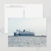 S.S. Badger Emerging From the Haze Briefkaart (Voorkant / Achterkant)