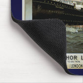 S.S. Caledonië - New York naar en van Glasgow Muismat (Hoek)