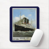 S.S. Caledonië - New York naar en van Glasgow Muismat (Met muis)