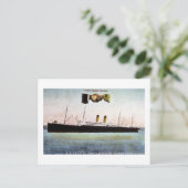 S.S. Celtic (witte sterrenlijn) 20,904 ton Briefkaart (Staand voorkant)