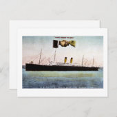 S.S. Celtic (witte sterrenlijn) 20,904 ton Briefkaart (Voorkant / Achterkant)