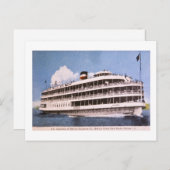 S.S. Columbia of Bob-Lo Excurison Co. Post Card Briefkaart (Voorkant / Achterkant)