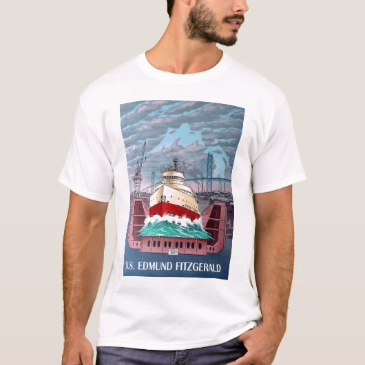 S.S. EDMUND FITZGERALD T-SHIRT (Voorkant)