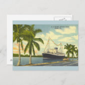  S.S. Florida Havana Bound Ship Briefkaart (Voorkant / Achterkant)