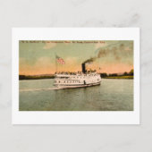 S.S. Hartford, de rivier de Connecticut Briefkaart (Voorkant)